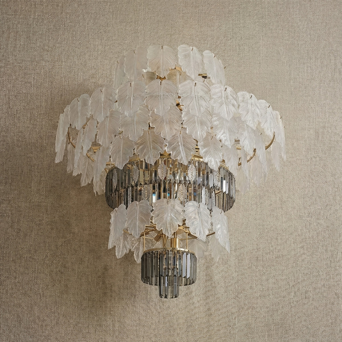 Yiosi Xingye 3-Tier Nested Crystal Pendant Light - dark