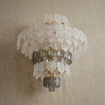 Yiosi Xingye 3-Tier Nested Crystal Pendant Light - dark
