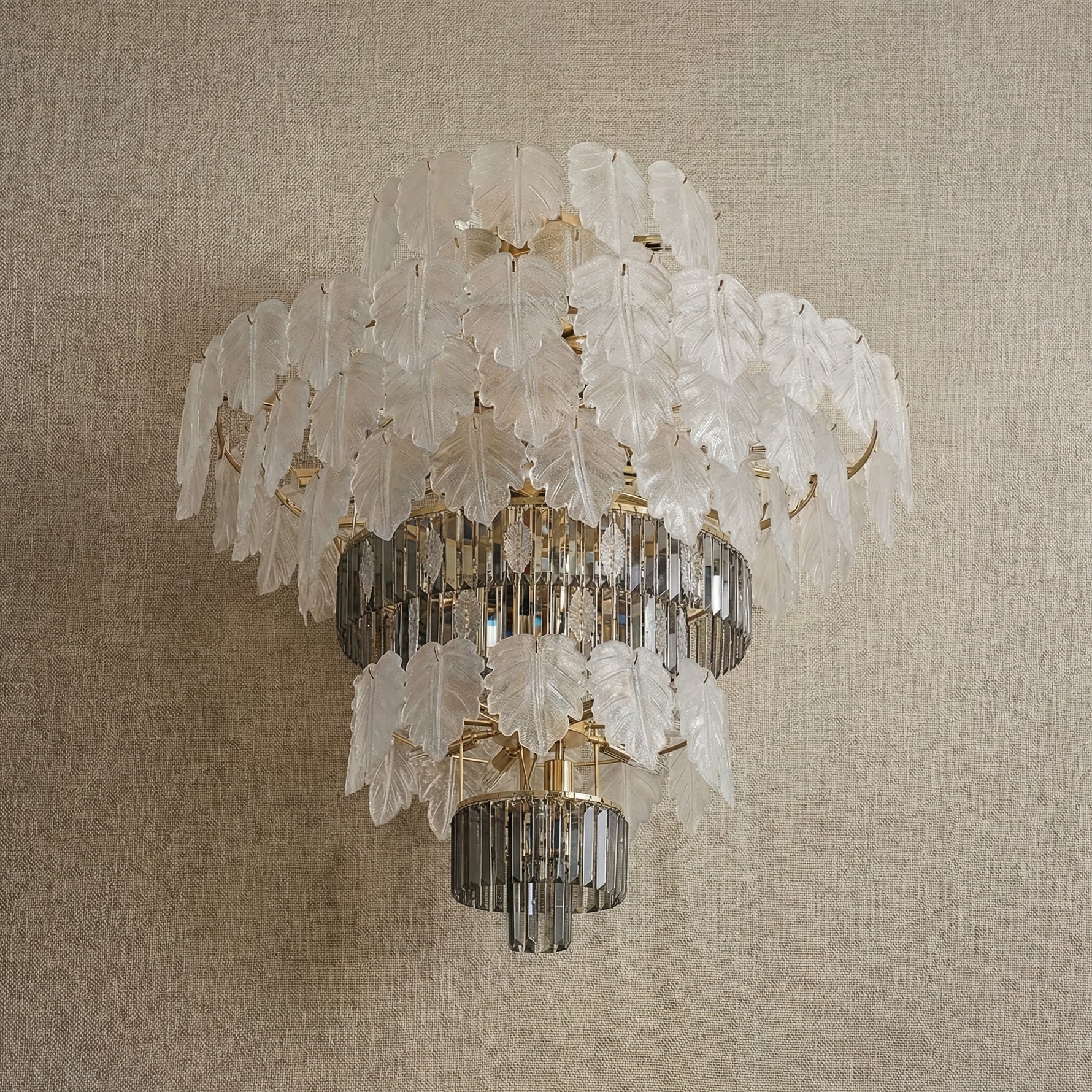 Yiosi Xingye 3-Tier Nested Crystal Pendant Light - dark