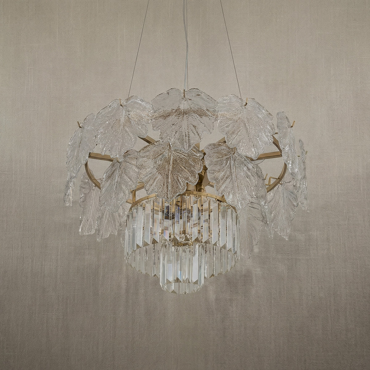 Yiosi Xingye Crystal Pendant Light 24" Style B - dark