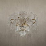 Yiosi Xingye Crystal Pendant Light 24" Style B - dark