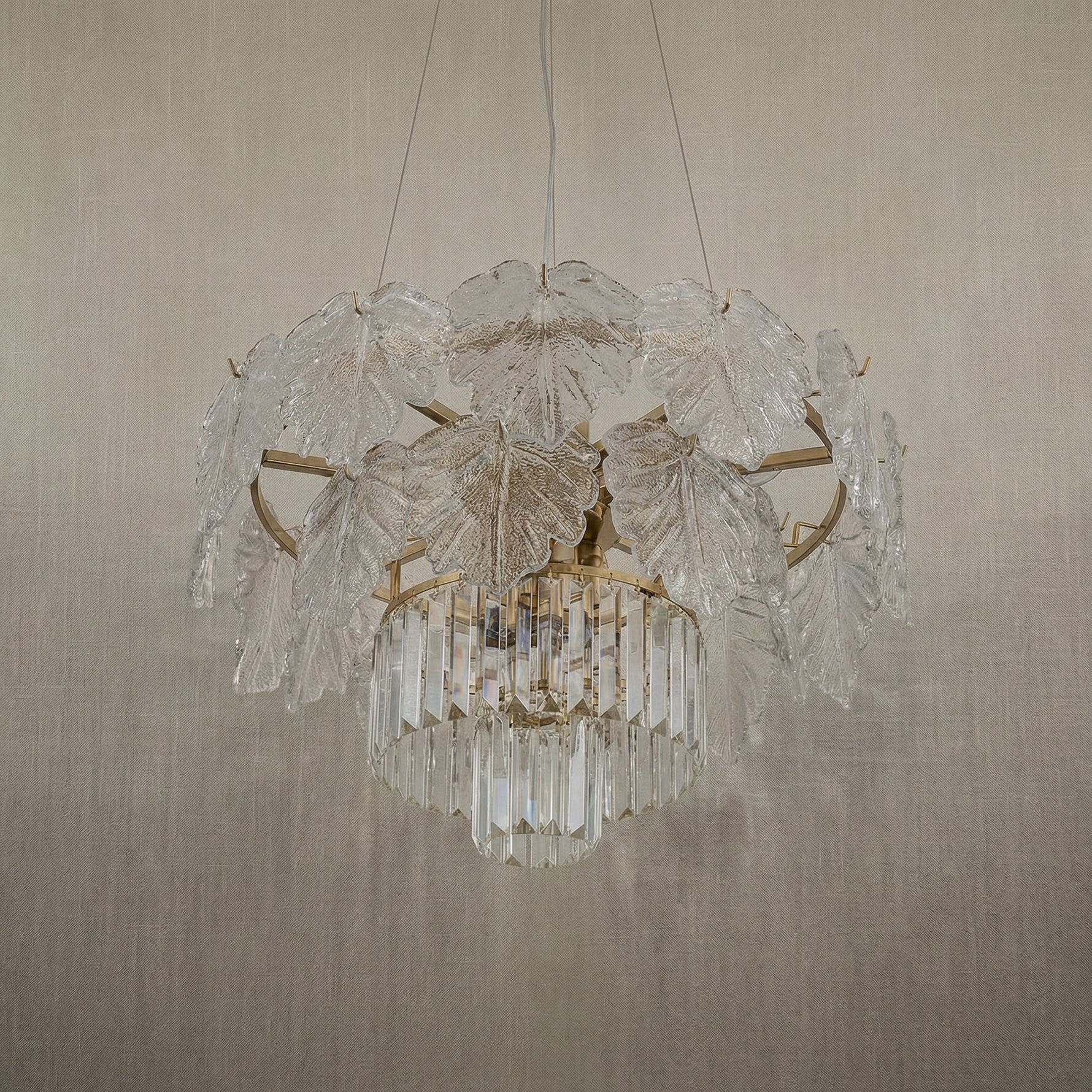 Yiosi Xingye Crystal Pendant Light 24" Style B - dark