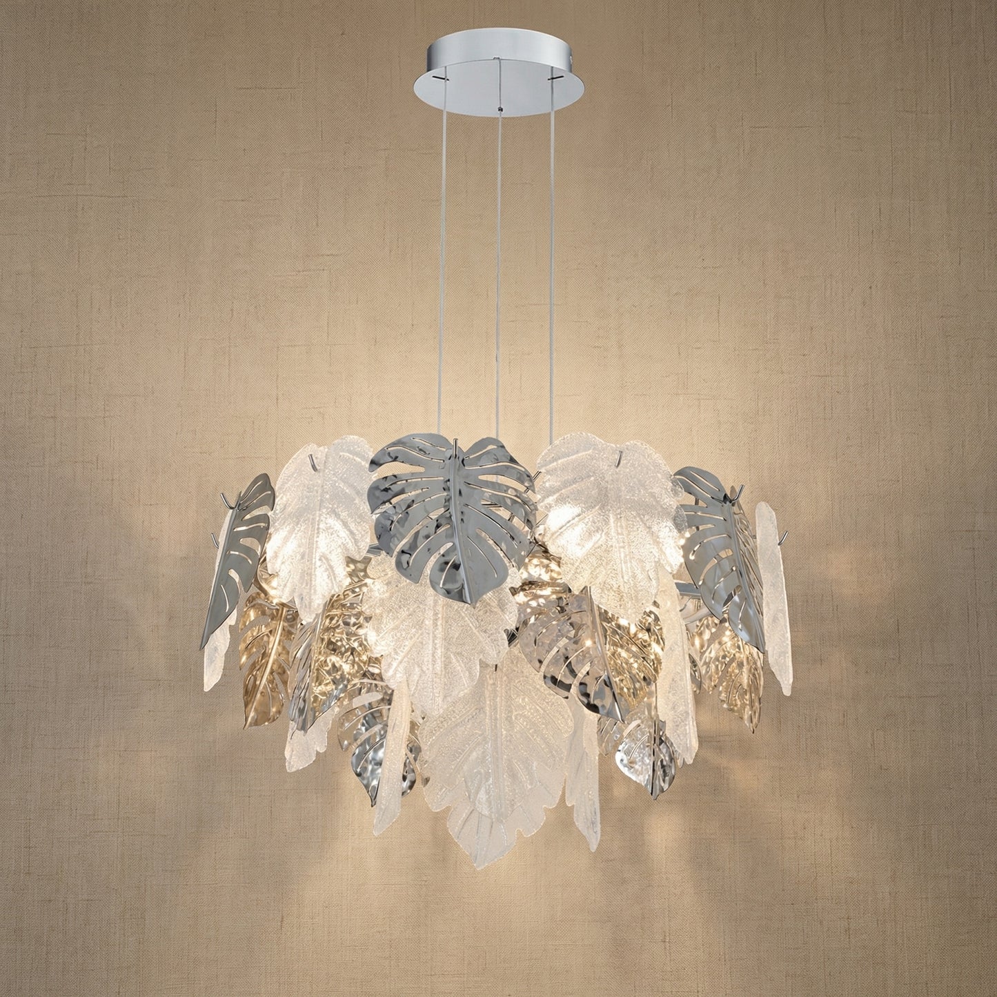 Yiosi Xingye Crystal Pendant Light 31" Style A - 31" (Dia 800mm)