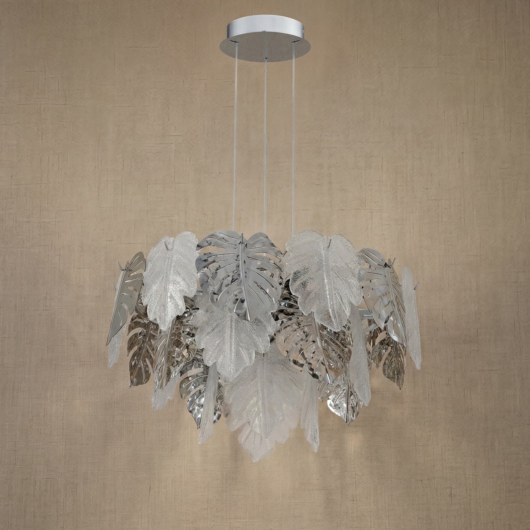 Yiosi Xingye Crystal Pendant Light 31" Style A - dark