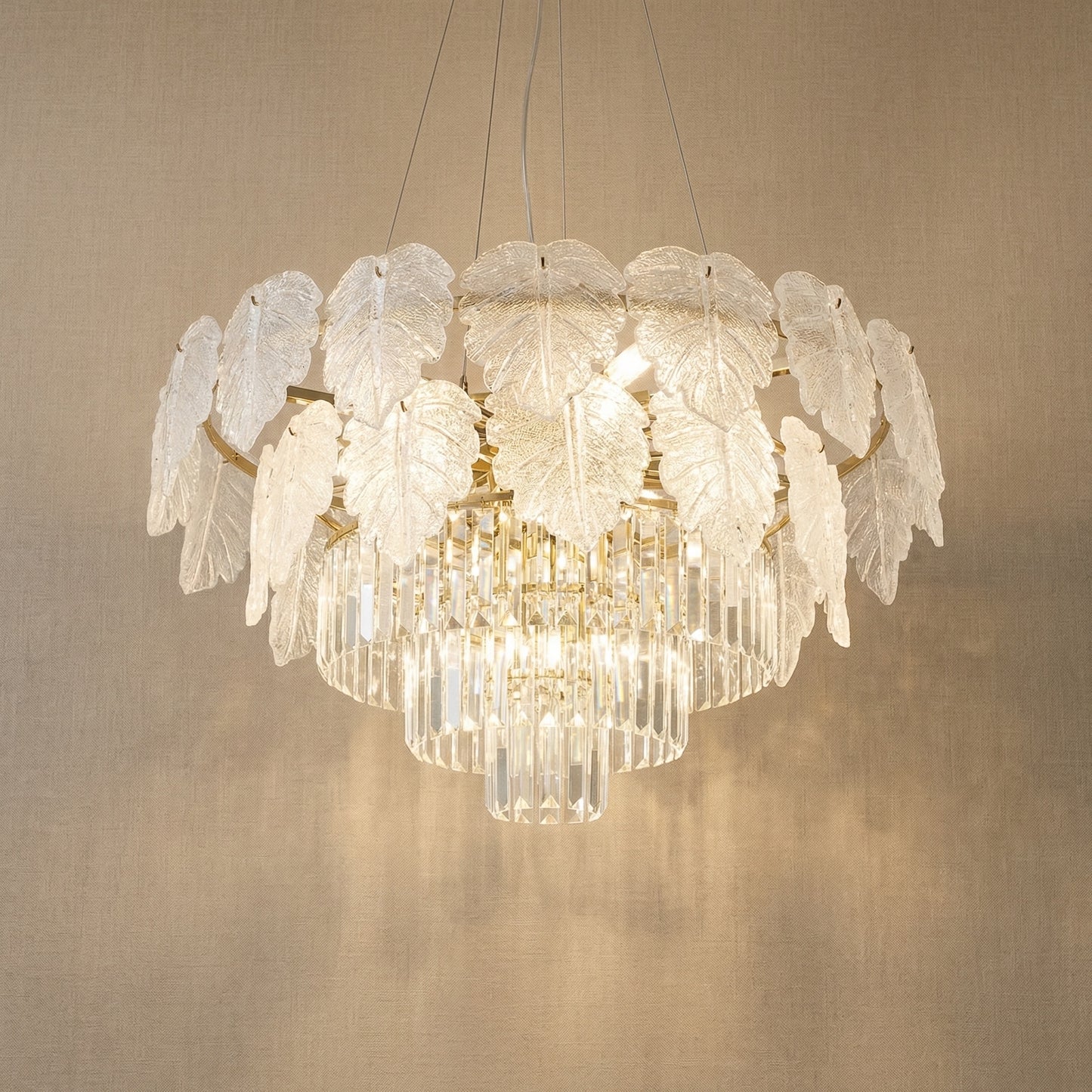 Yiosi Xingye Crystal Pendant Light 31" Style B - 31" (Dia 800mm)