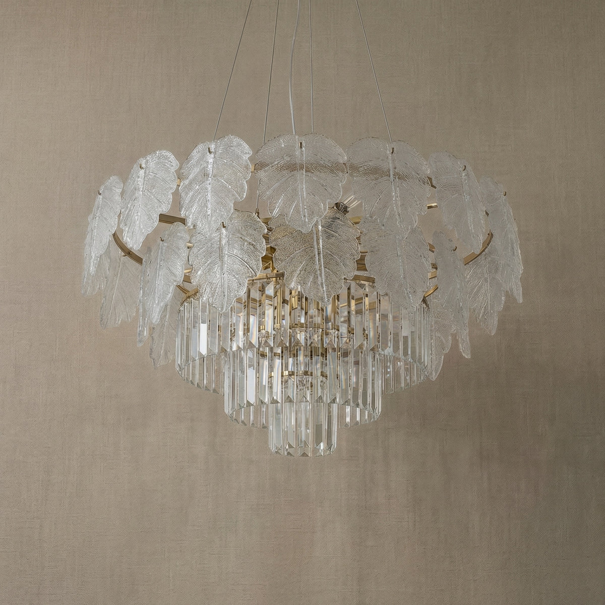 Yiosi Xingye Crystal Pendant Light 31" Style B - dark