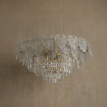Yiosi Xingye Crystal Pendant Light 39" - dark