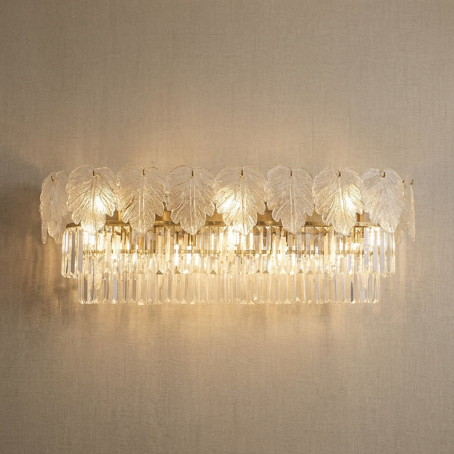 Yiosi Xingye Crystal Pendant Light 47" - 47" Linear (L1200mm)