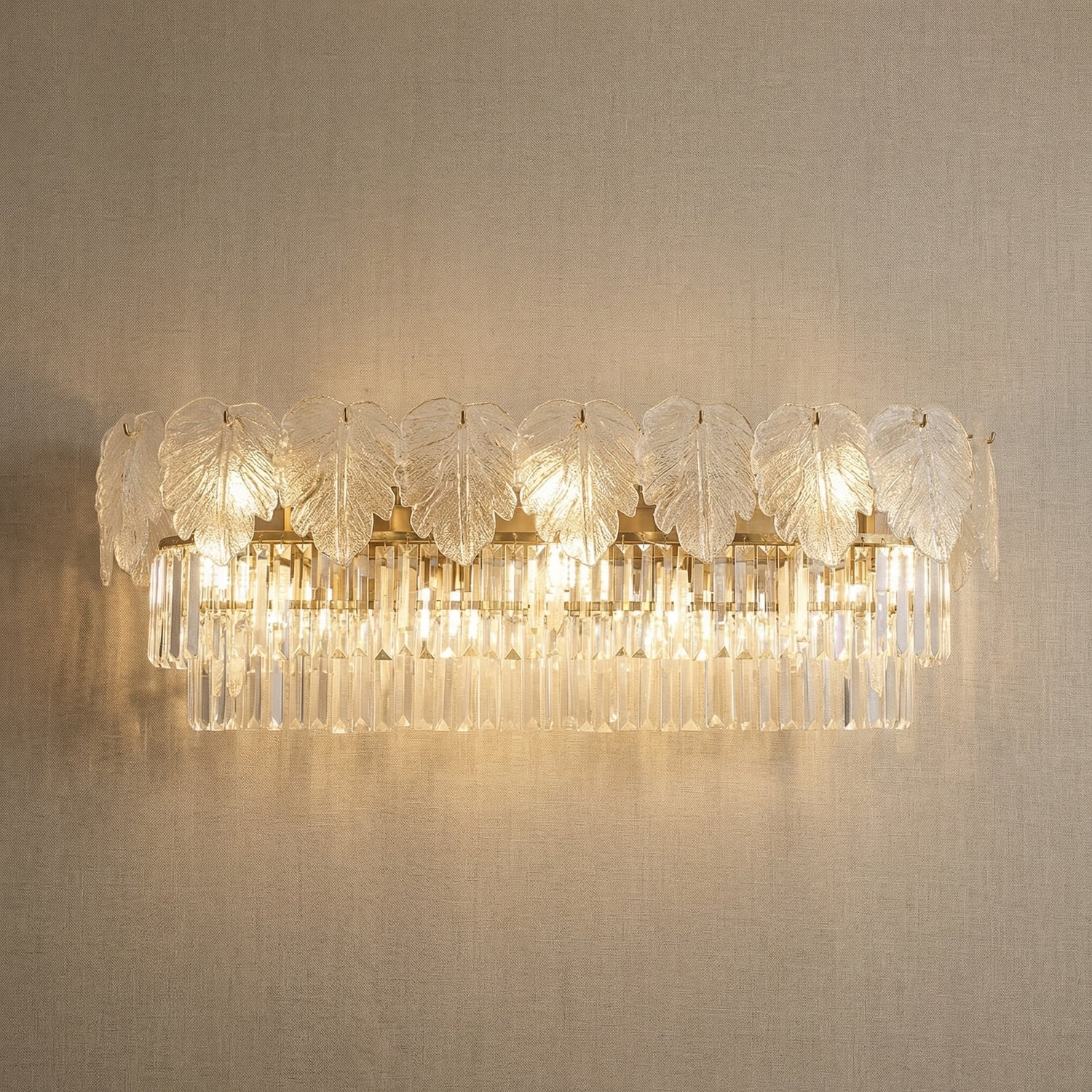 Yiosi Xingye Crystal Pendant Light 47" - 47" Linear (L1200mm)