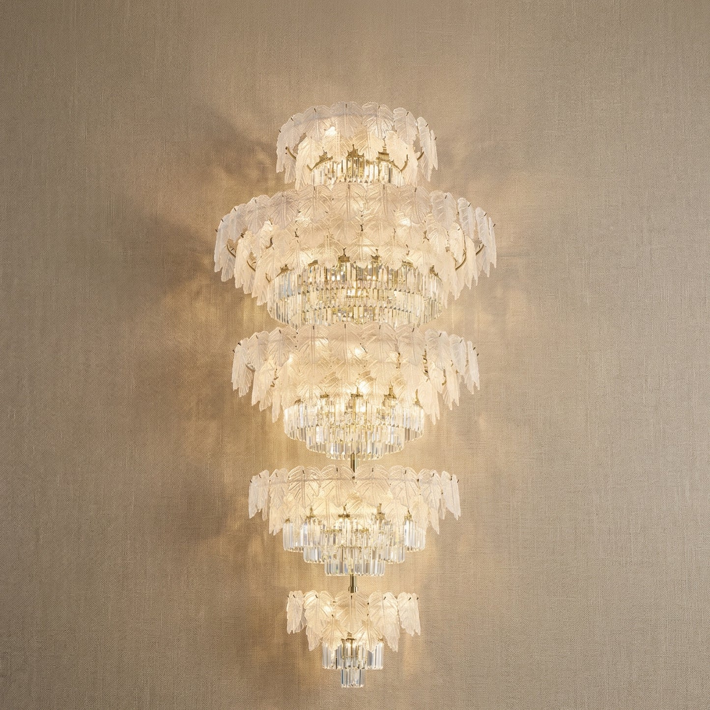 Yiosi Xingye Crystal Pendant Light 55" - 55" (Dia 1400mm)