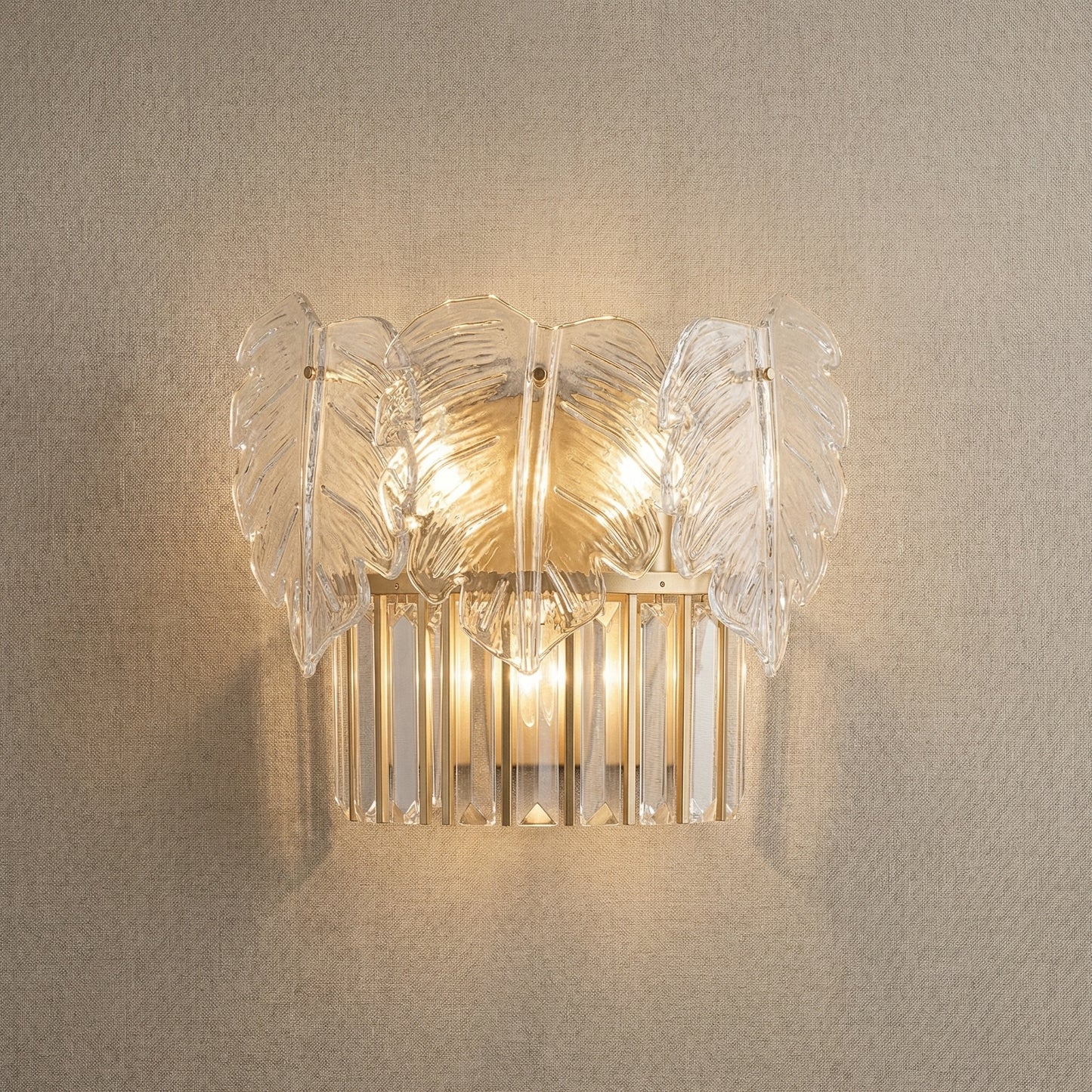 Yiosi Xingye Crystal Wall Sconce 12" - 12" Linear (L315mm)