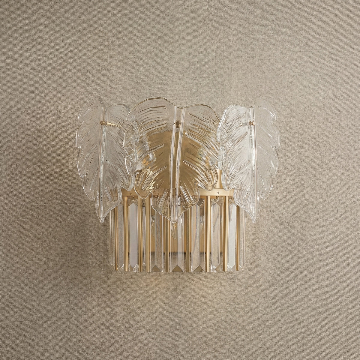Yiosi Xingye Crystal Wall Sconce 12" - dark
