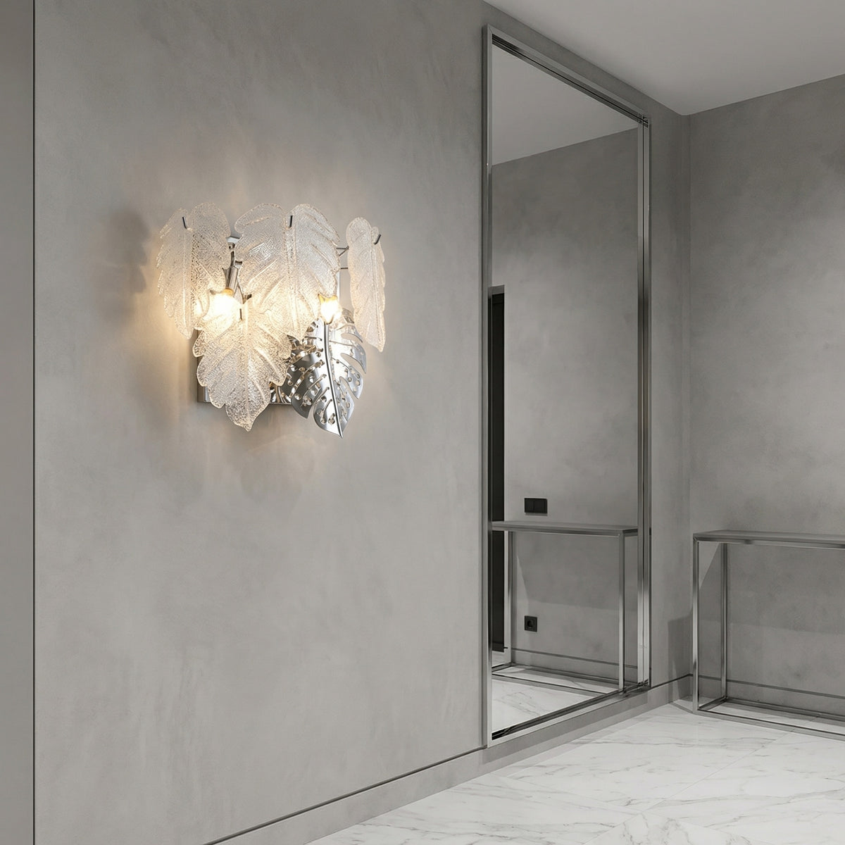 Yiosi Xingye Crystal Wall Sconce 15" - scene-1