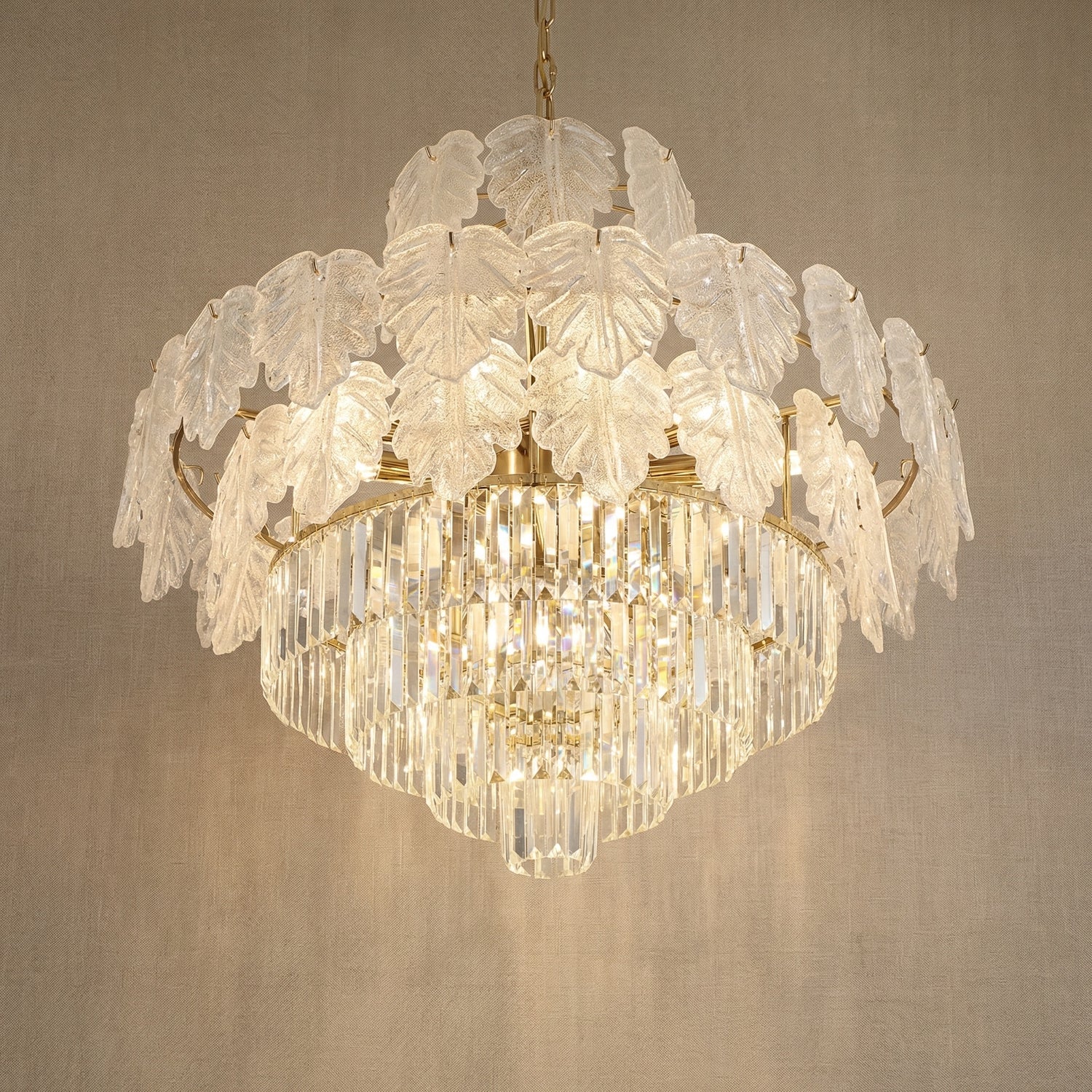 Yiosi Xingye Nested Crystal Pendant Light - 39" (Dia 1000mm)