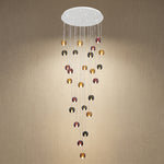 Yiosi Yo Cascading Glass Pendant Light 31" - 31" (Dia 800mm)