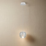 Yiosi Yo Mini Glass Pendant Light - 4" (Dia 100mm) Purple