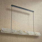 Yiosi Yunjin Linear Natural Stone Pendant Light - dark