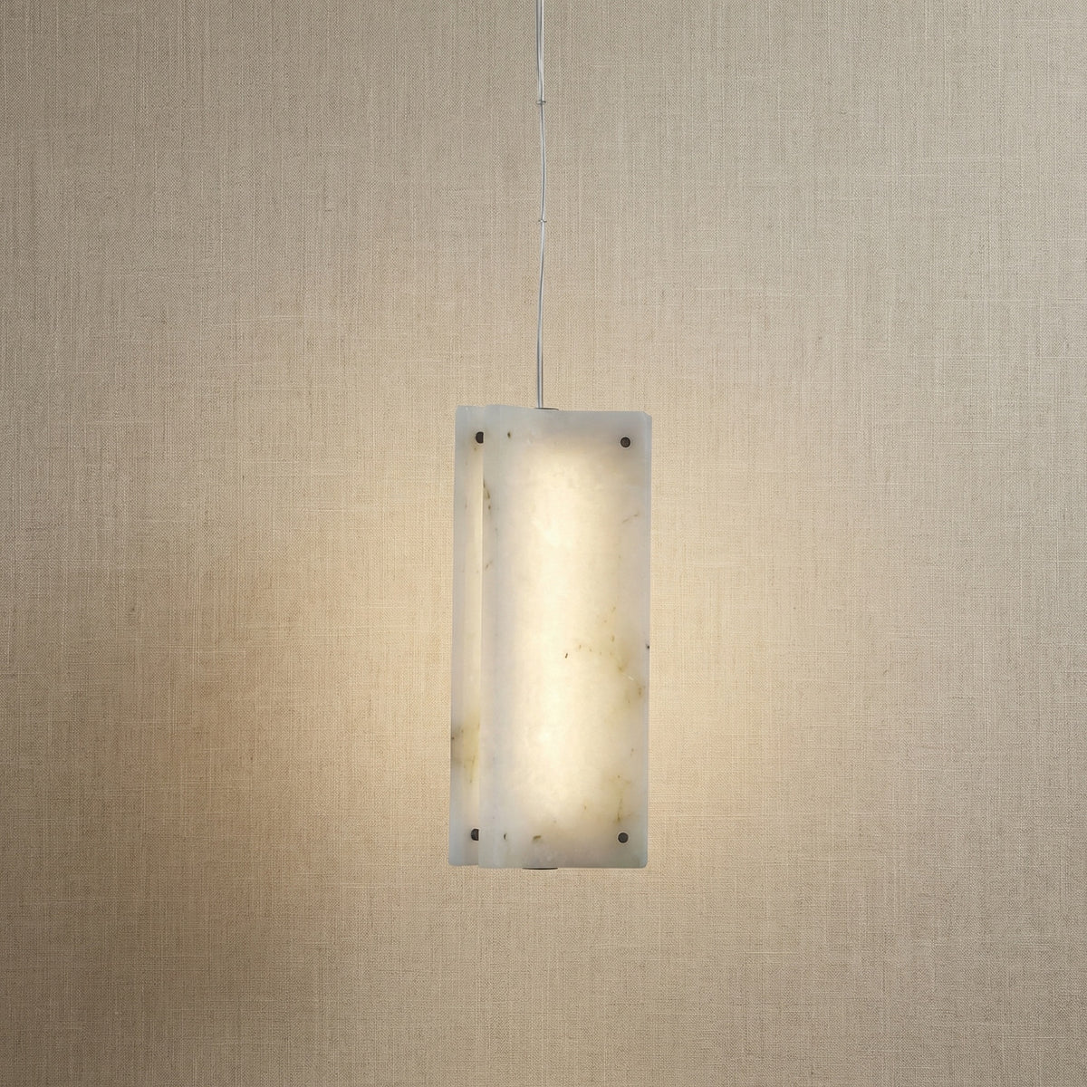 Yiosi Yunjin Mini Natural Stone Pendant Light - 6" (Dia 150mm)