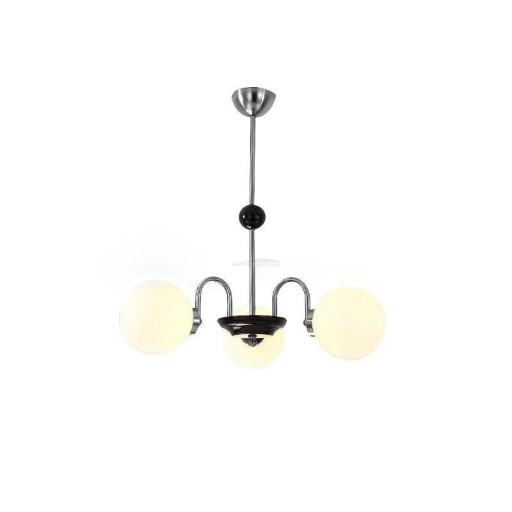 Yisu Glass Globe Chandelier with 3/4/5/6/8 heads - Bend, Marshmallow Chandelier, Optimized-1-Yiosilamp