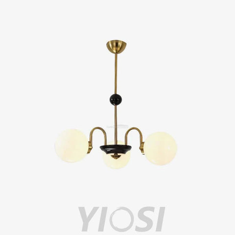 Yisu Glass Globe Chandelier with 3/4/5/6/8 heads - Bend, Marshmallow Chandelier, Optimized-1-Yiosilamp