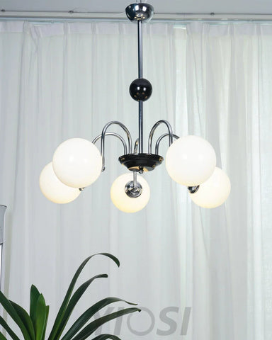Yisu Glass Globe Chandelier with 3/4/5/6/8 heads - Yiosilamp