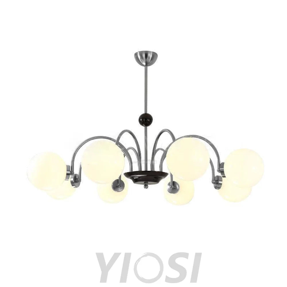 Yisu Glass Globe Chandelier with 3/4/5/6/8 heads - Bend, Marshmallow Chandelier, Optimized-1-Yiosilamp