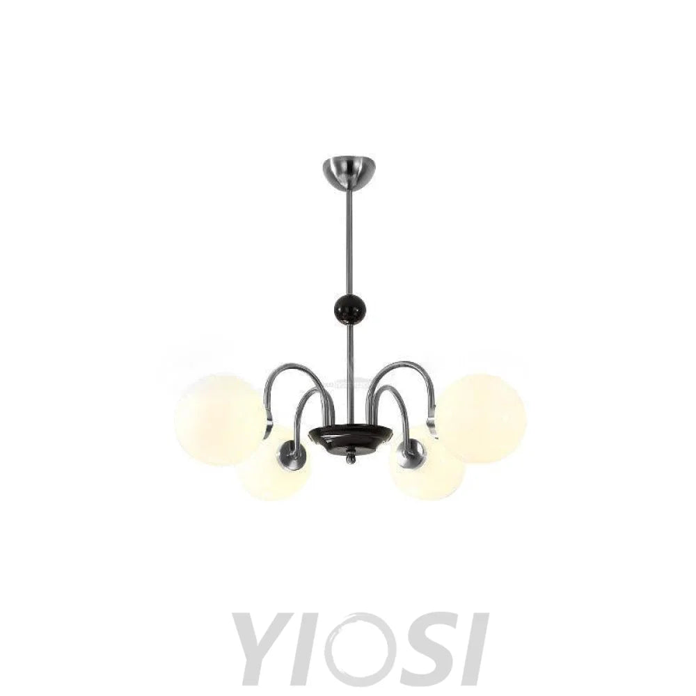 Yisu Glass Globe Chandelier with 3/4/5/6/8 heads - Bend, Marshmallow Chandelier, Optimized-1-Yiosilamp