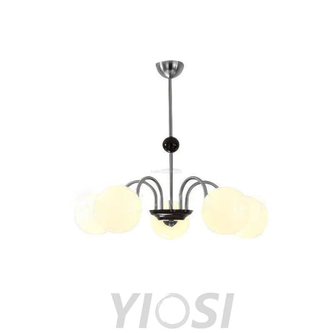 Yisu Glass Globe Chandelier with 3/4/5/6/8 heads - Yiosilamp