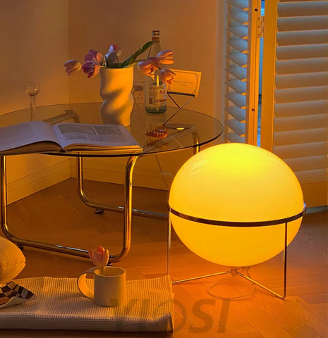 Yolk Table Lamp ∅ 15.7″ - Nutty-1-Yiosilamp