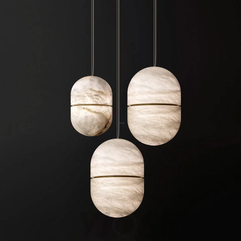 YUM Alabaster Pendant Light - Yiosilamp