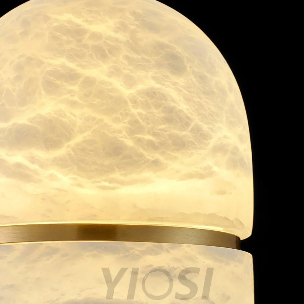 YUM Alabaster Pendant Light - Yiosilamp