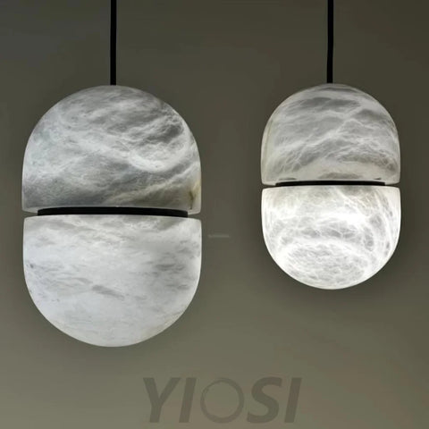 YUM Alabaster Pendant Light - Yiosilamp