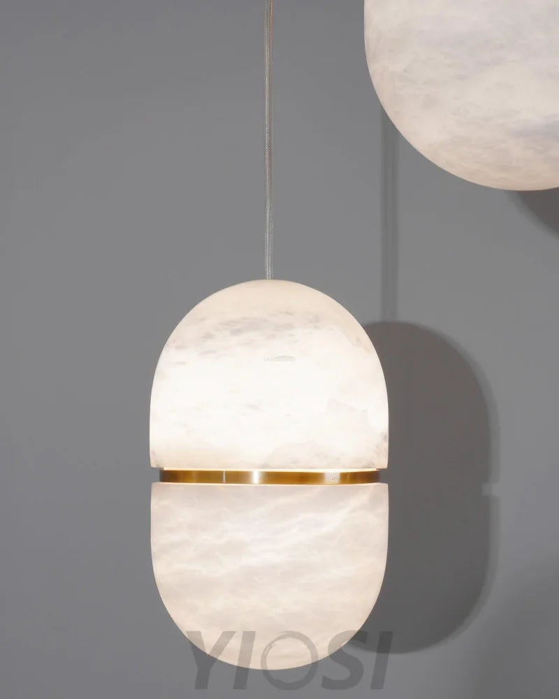 YUM Alabaster Pendant Light - Yiosilamp