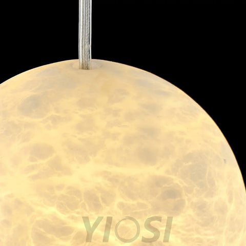 YUM Alabaster Pendant Light - Yiosilamp