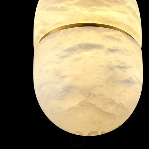 YUM Alabaster Pendant Light - Yiosilamp