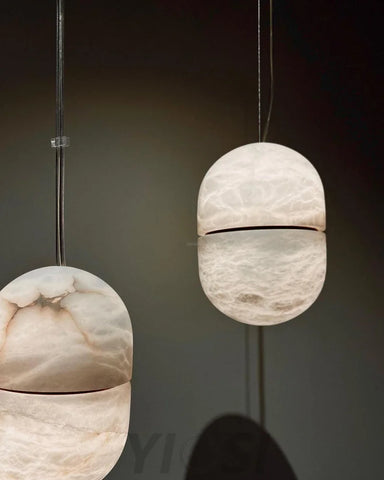 YUM Alabaster Pendant Light - Yiosilamp