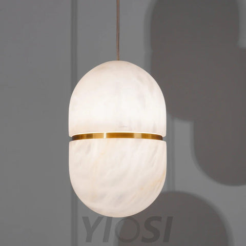 YUM Alabaster Pendant Light - Yiosilamp