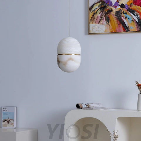 YUM Alabaster Pendant Light - Yiosilamp