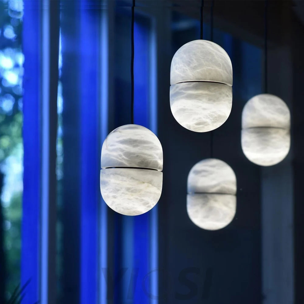 YUM Alabaster Pendant Light - Yiosilamp