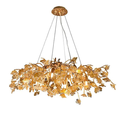 Zula Modern Flower Round Branch Chandelier 31.5’’ D