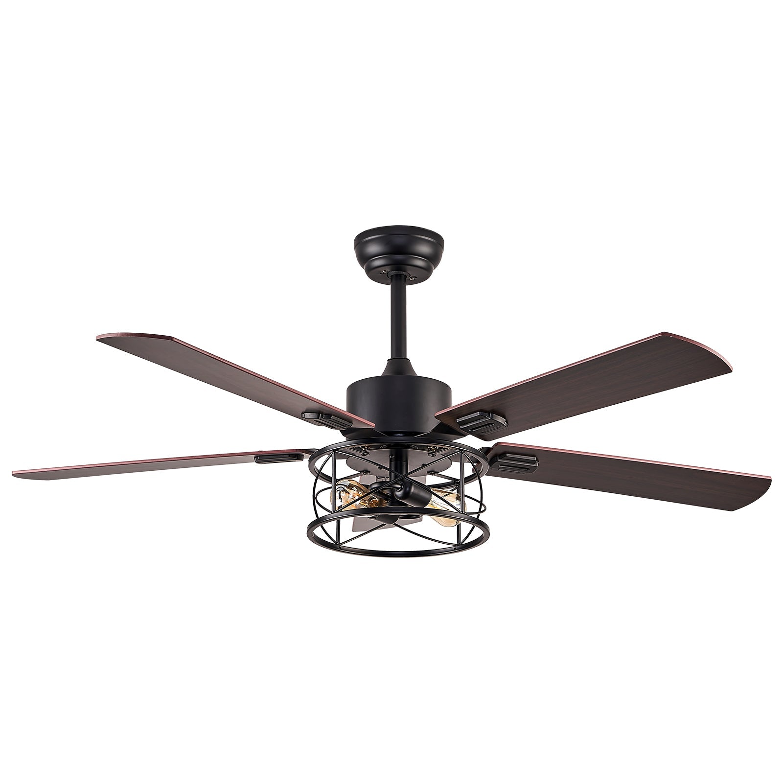 Valeria 52" Ceiling Fan 6-Speed, Reverse, Timer, Natural Wind, 40W Power Light Chandelier Over Dining Table, Living Room