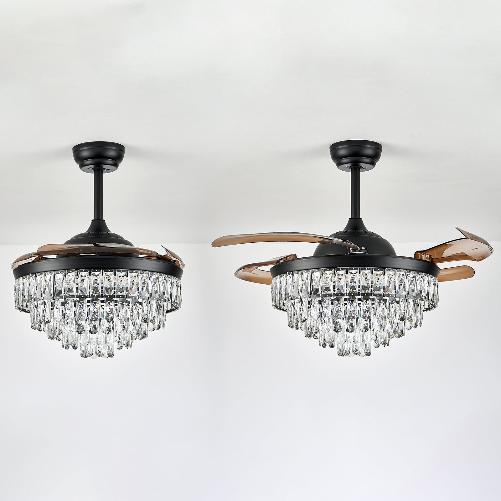 Alvin 42" Fan: APP Control, 6-Speed, Reverse, Natural Wind, Sleep Mode (APP), 30W (Variable Motor), LED: APP Control, Dimmable, Color Adjustable, Full LED, Night Light, Timer (Controller-Free Installation), 72W LED