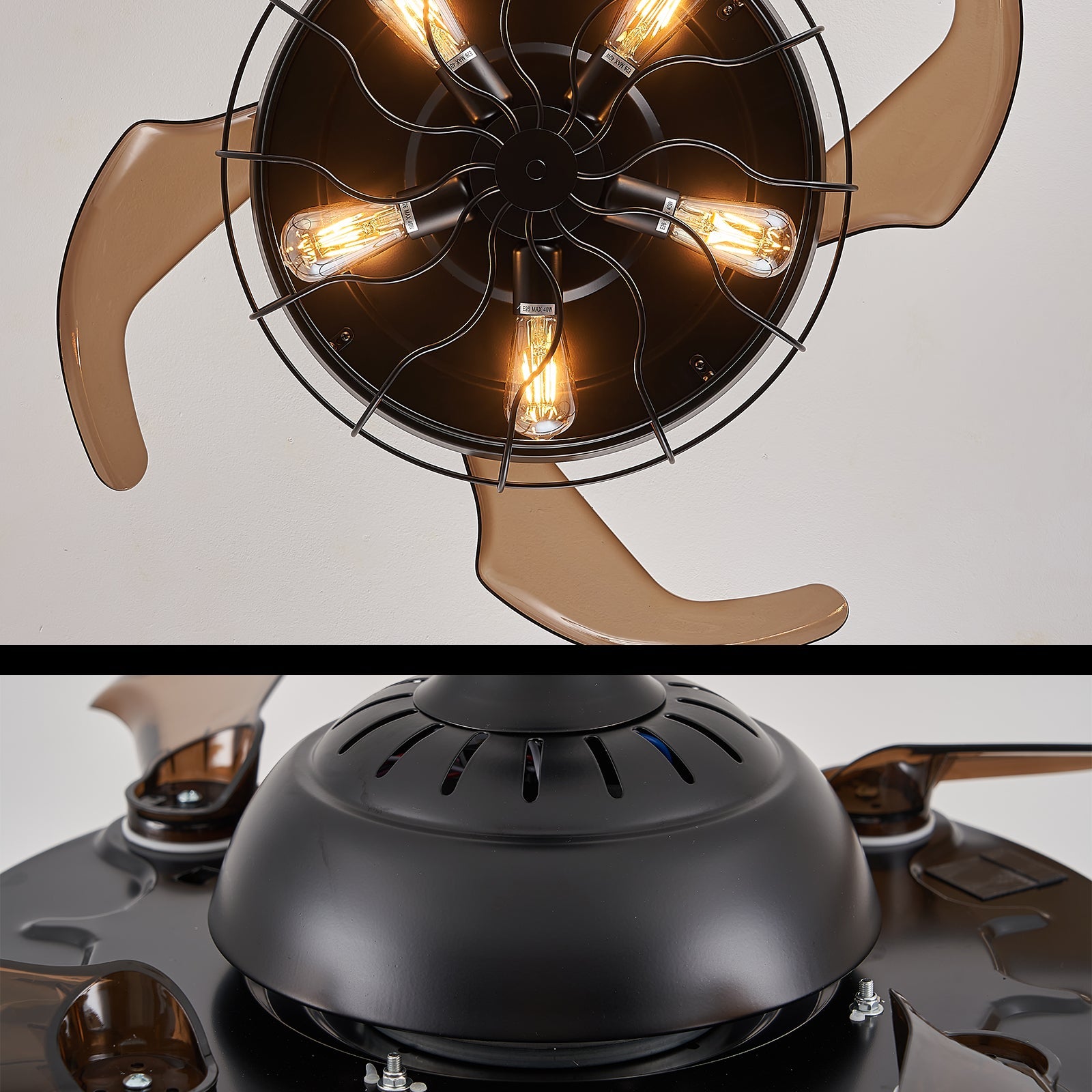 Luis 42" Fan: 6-Speed, Reverse, Timer, Natural Wind, 30W (Variable Frequency Motor), Living Room, Bedroom