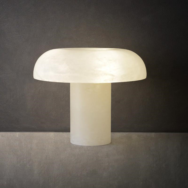 Janet Alabaster Mushroom Table Lamp, Bedside Table Lamp