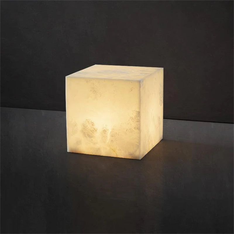 Prisca Alabaster Cubic Pendant For Dining Table, Kitchen Island Pendant