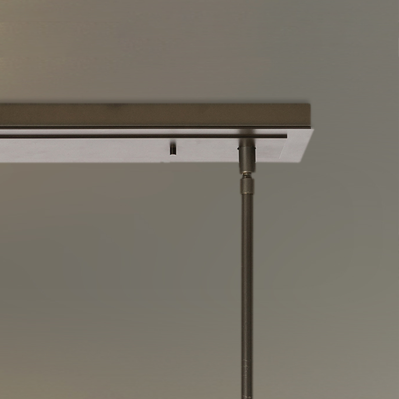 Contemporary Stainless Steel Linear Chandelier Lighting, Modern Design