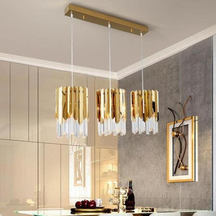 pendant light over dining table