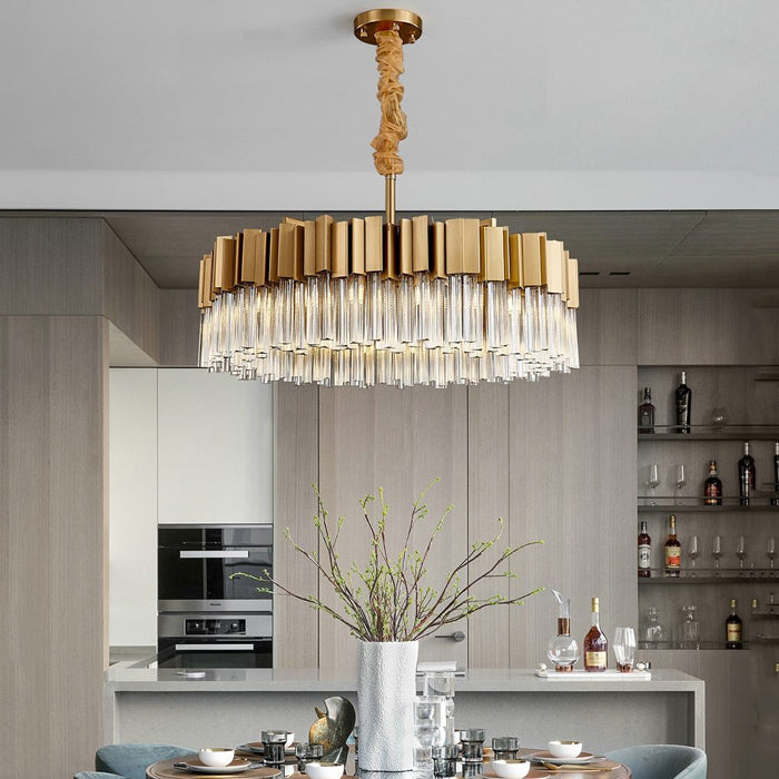 chandelier kitchen 
