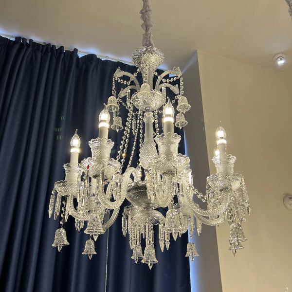 Dream European-style Luxury K9 Crystal Round Chandelier For Living Room