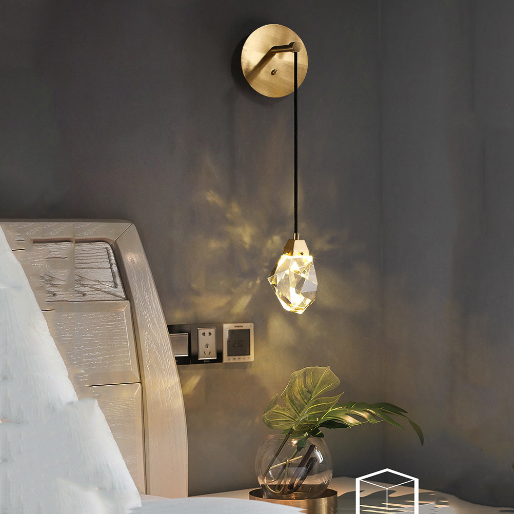 wall sconce in bedroom